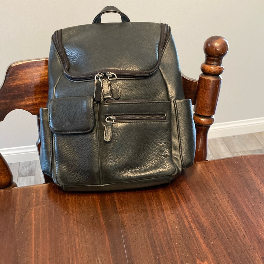 HILLARD&HANSON BLACK BACKPACK